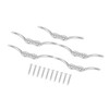 ACROPIX Rope Boat Deck Flag Pole Cleat Hooks 316 Stainless
