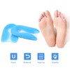 Silicone Gel Heel Cups for Plantar Fasciitis and Heel Pain
