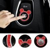 Augeny Bling Car Engine Start Button Cover, Rhinestone Key Ignition