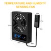Ventilation Fan for Reptile Enclosure with Humidity Sensor and High-Temp