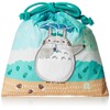 Marushin 1025008000 Cup Drawstring Bag, Small, My Neighbor Totoro Raindrops
