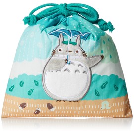 Marushin 1025008000 Cup Drawstring Bag, Small, My Neighbor Totoro Raindrops