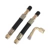 X AUTOHAUX 1 Set 90 Degree Copper Tire Valve Extension