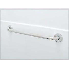 Grab Bar for Bathtub Shower - Stairs Bed Toilet Bathroom / Stand Assist & Safety Handrail / 304 Stainless Steel / Knurled Grip / Polished Chrome / 36"