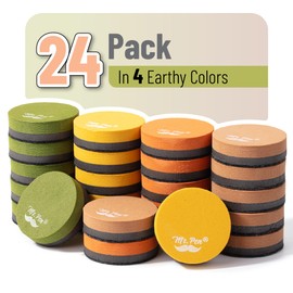 Mr. Pen- Mini Dry Erase Eraser, 24 Pack, Round Colorful Magnetic Dry Eraser, Whiteboard Erasers