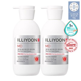 Illyun Illiyoon MD Red Itch Care Cream 330ml, 2 pieces / 일리윤MD 레드이치 케어크림 330ml, 2개