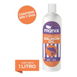Salmon Oil Aceite De Salmón Manix 1 Lt
