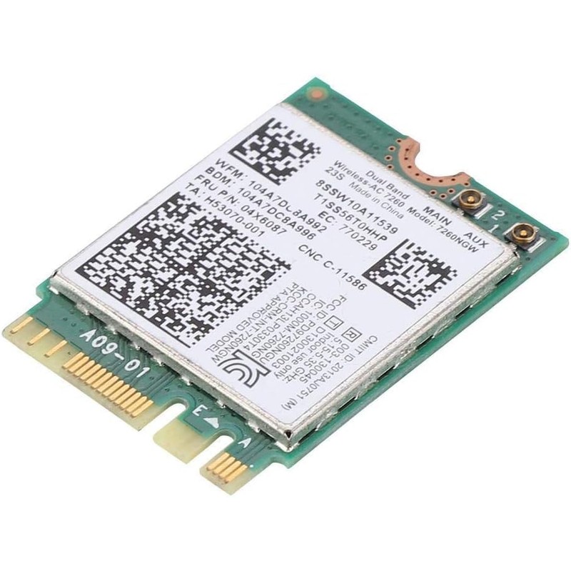 Dual Band Wireless-AC 7260 NGFF M2 Use for Intel AC