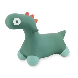Quut Hoppi - A bouncy dinosaur ride-on toy! This adorable dino helps improve creativity, balance, coordination, and muscle strength. - Color: Garden Green