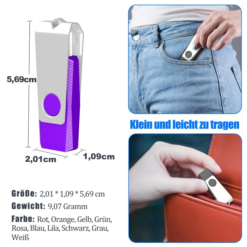 TEWENE USB Stick 4 GB Set of 10 USB Memory