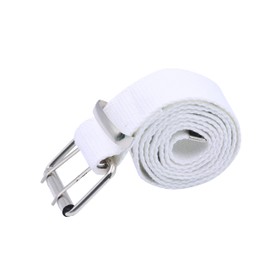 AIBEARTY Punk Nylon Canvas Web Double Grommet Hole Buckle Belt Belt Harajuku Wide Waistband for Women Men Jeans Shorts