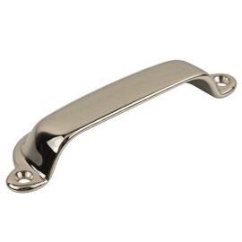 UNIQANTIQ HARDWARE SUPPLY Classic Nickel Plated Drawer Bin Pull | Centers: 3 3/8" | Handle for Antique Cabinet, Dresser Drawer | UA-885-PN