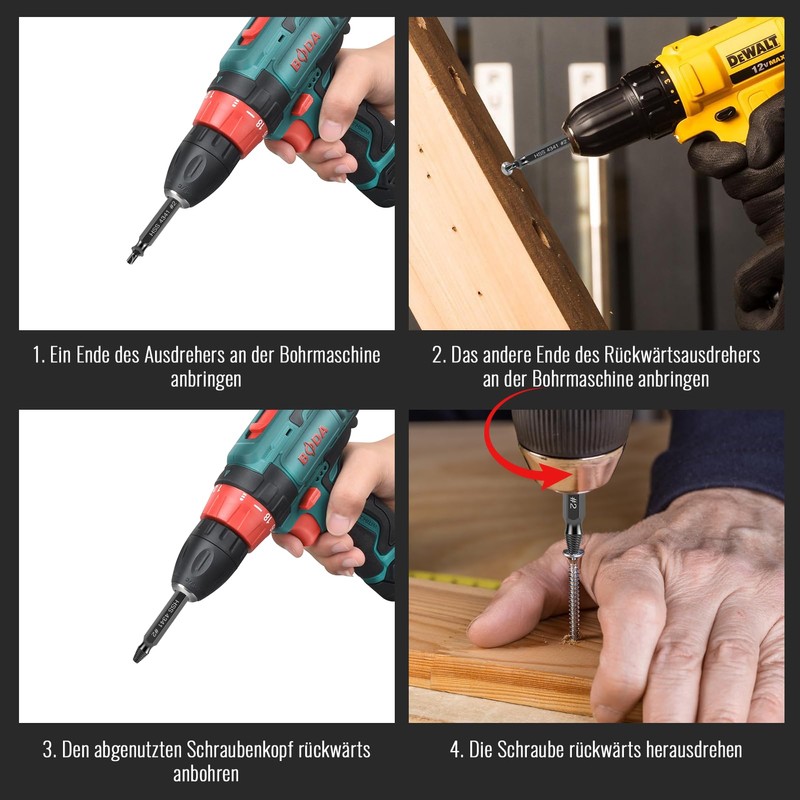 6-Piece Screw Extractor Set