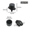 100Pcs Drip Irrigation Emitters,Adjustable Irrigation Drippers Sprinklers,1/4 Inch Emitters Micro