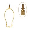 Lamp Shade Risers 1/0.75/0.5" Brass 3-Pack for Lamps, HeYuGo