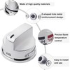 4 Pcs EBZ37189611 Range Burner Knob and 1 Pcs EBZ37189609