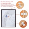 uxcell 25 Pcs 1/8" Offset Canvas Clips, Picture Framing Mirror