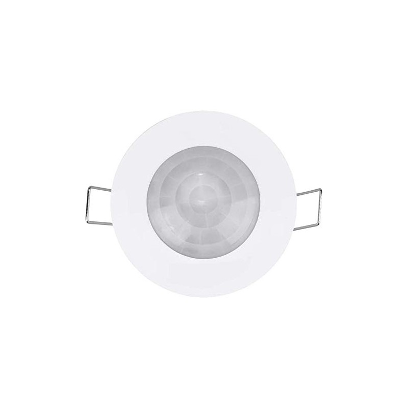 Veumoie 110V-220V 360° Infrared Recessed PIR Ceiling Motion Sensor Detector