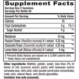 Vitafusion Melatonina 10mg 100 Gomitas La Mejor Ayuda Para Dormir