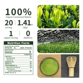 Té Verde Matcha Orgánico En Polvo Grado Ceremonial 100% Puro