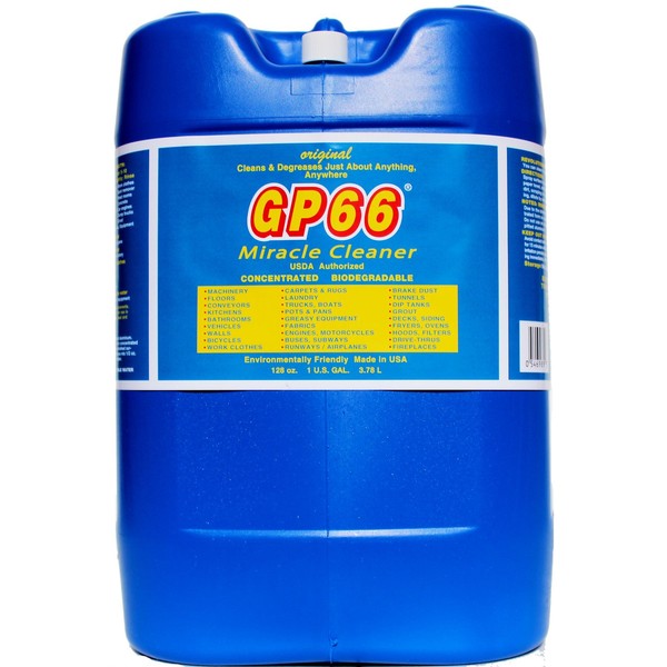 gp66 Green Miracle Cleaner from GP66 (1, 5 gal Pail.) Cleans and degreases just About Anything Anywhere Green Product Concentrated Oven Cleaner Concrete Cleaner Laundry Detergent Grout Clean and More
