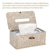 BTSKY Household Rectangular Seagrass Facial Tissue Box - Decorative Woven
