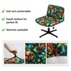 Armless Criss Cross Chair Cover Protectors Stretchable Removable Wide Seat