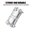 Stainless Steel 2 to 2 Inch Exhaust Adapter, 2" ID
