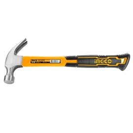 Ingco Claw Hammer, 8 Oz(220g), Drop Forged Head with Fibreglass Handle - HCHS8008