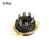 MECCANIXITY 8 pins PCB Tube Socket Ceramics, Vacuum Tube Protect