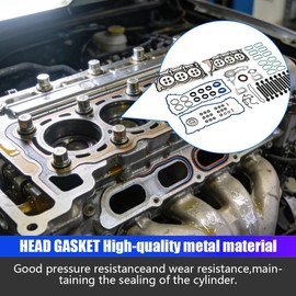 3.6L Head Gasket Set with Head Bolts FIT for 2011-2016 Jeep Grand Cherokee Wrangler, FIT for Dodge Challenger Charger Ram 1500 3.6L, Replace HS26541PT ES72467
