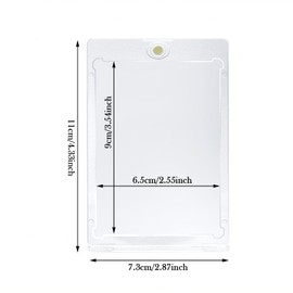 8 Pcs Magnetic Trading Card Case - 35pt Card Protector Case for Collector Cards, MTG Cards, Basketball Cards