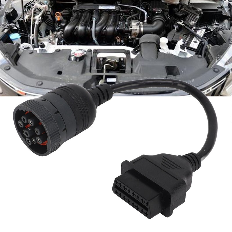 Truck Diagnose Interface Adapter 16 Pin OBD2 9 Pin Adapter