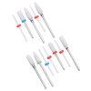 12pcs Ceramic Milling Cutter Drill Bit Electric Grinding Machine Kit