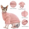 Oslueidy Sphynx Cat Clothes, Hairless Cat Vest Turtleneck Sweater, Kitten