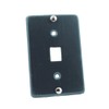 Leviton Telephone Wall Jack, 6P6C, Quick Connect, Stainless Steel, 40226-S