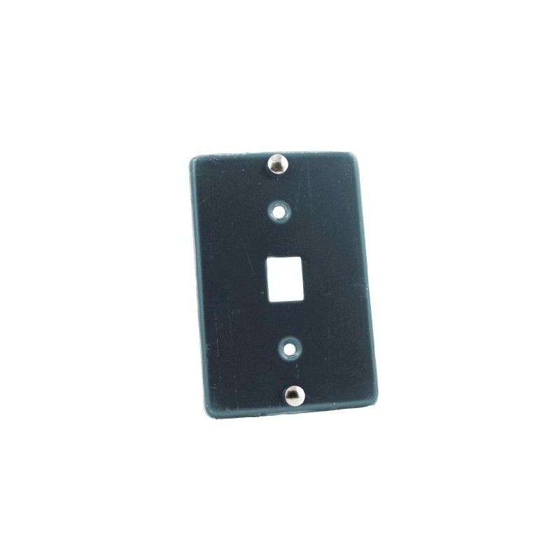 Leviton Telephone Wall Jack, 6P6C, Quick Connect, Stainless Steel, 40226-S