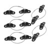 KOMBIUDA 5sets Furniture Anchors Anti-tip Wall Anchors for Proofing Heavy