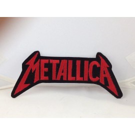 Metallica Embroidered Red Logo Patch
