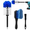 Wheel Brush Kit,Soft Drill Wheel Cleaner Brush, No Scratches Highly
