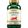Piping Rock Cayenne Pepper Capsules | 600mg | 350 Count