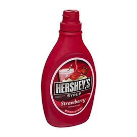 Hershey's, Genuine Strawberry Syrup, 22oz Bottle (Pack of 3)