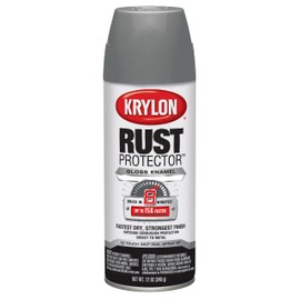 Krylon K06901807 Rust Protector and Preventative Enamels Gloss, Smoke Gray