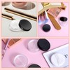 2pcs 10ml/0.34oz Plastic Empty Travel Small Loose Powder Compact Refillable