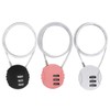 YAVINCOL 3-Piece Suitcase Lock, 3-Digit Code Lock, Password Lock, Security
