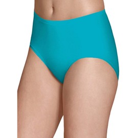 Fruit Of The Loom Womens Breathable Underwear, Moisture Wicking Keeps You Cool & Comfortable, Available In Plus Size Briefs, Micro Mesh - Low Rise Brief - 6 Pack - Colors May Vary, 8 US