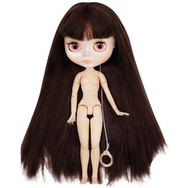 12" Doll Body Only, BJD Practice Doll 4 Color Eye Change Hand Replacement, Festival Girl Gift 6+ (0222)