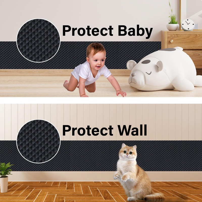 Tigsport 2 Roll Garage Wall Protector, Garage Car Door Protector