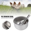 Round Stainless Steel Piglets Farm Livestock Pig Automatic Feeding Drinking