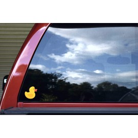 StickerTalk Rubber Duck Vinyl Stickers, 1 Sheet of 2 Stickers, 2.5 inches by 2.5 inches Each